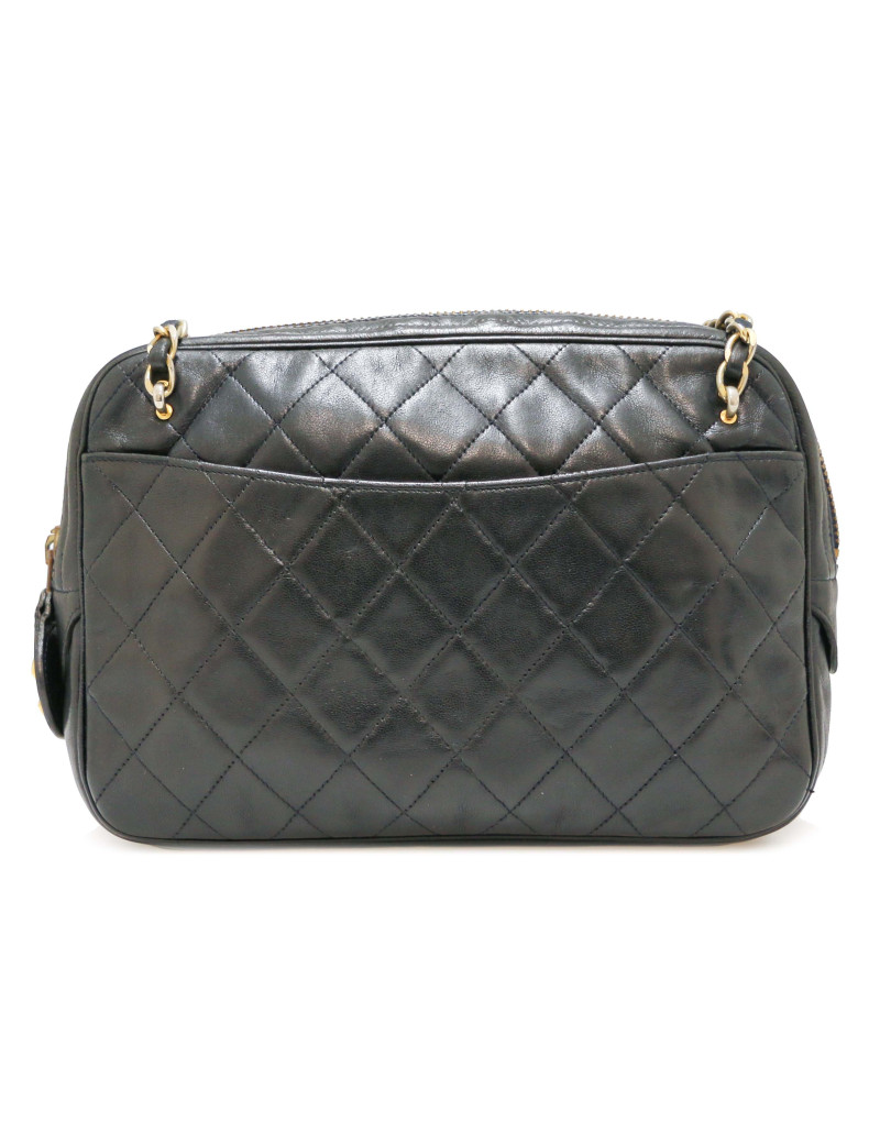 Sac camera CHANEL noir vintage