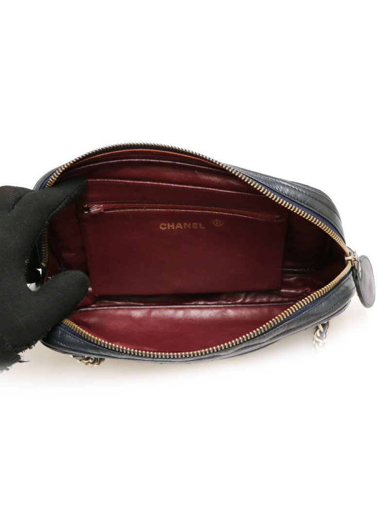Sac camera CHANEL noir vintage
