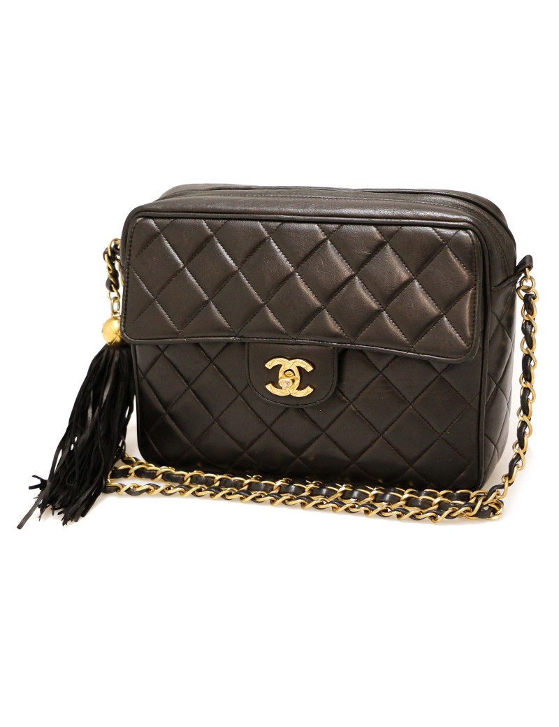 Sac CHANEL Camera vintage noir