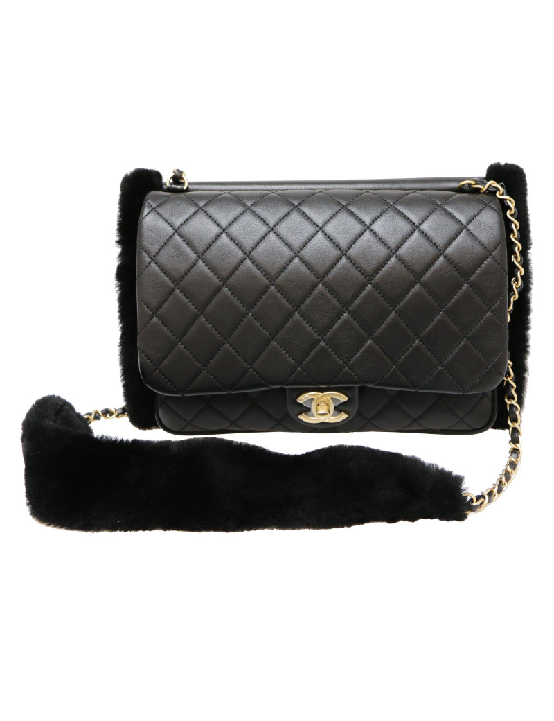 Sac Manchon CHANEL fausse fourrure