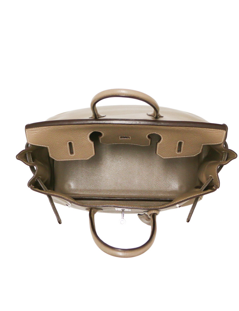 Birkin 35 HERMES taurillon étoupe