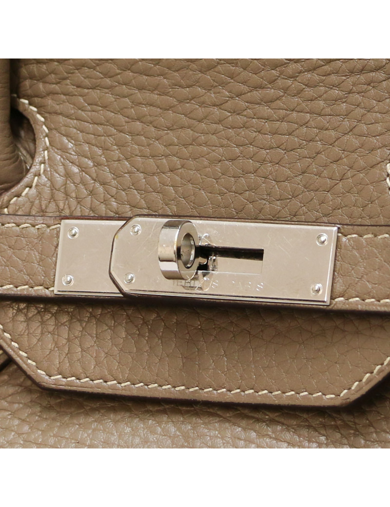 Birkin 35 HERMES taurillon étoupe