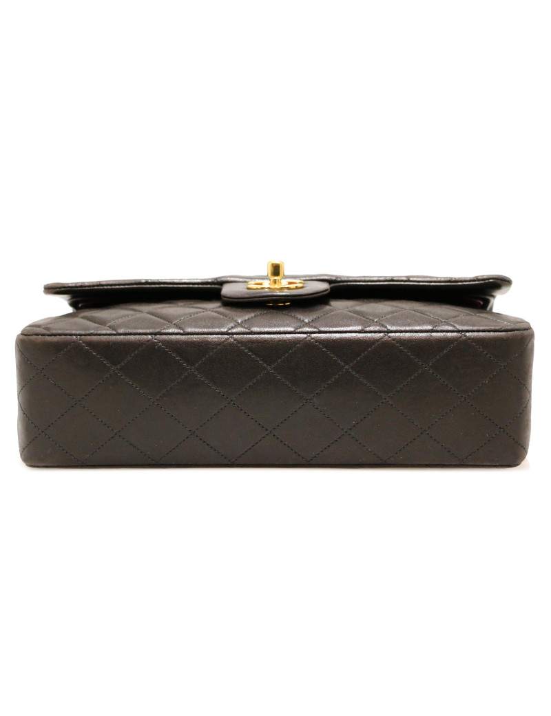 Sac Médium double flap CHANEL noir