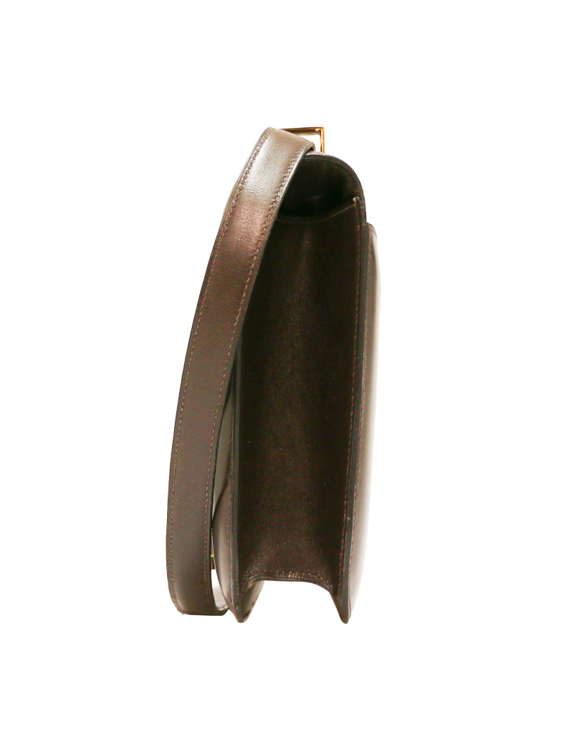 Sac Constance HERMES box marron vintage