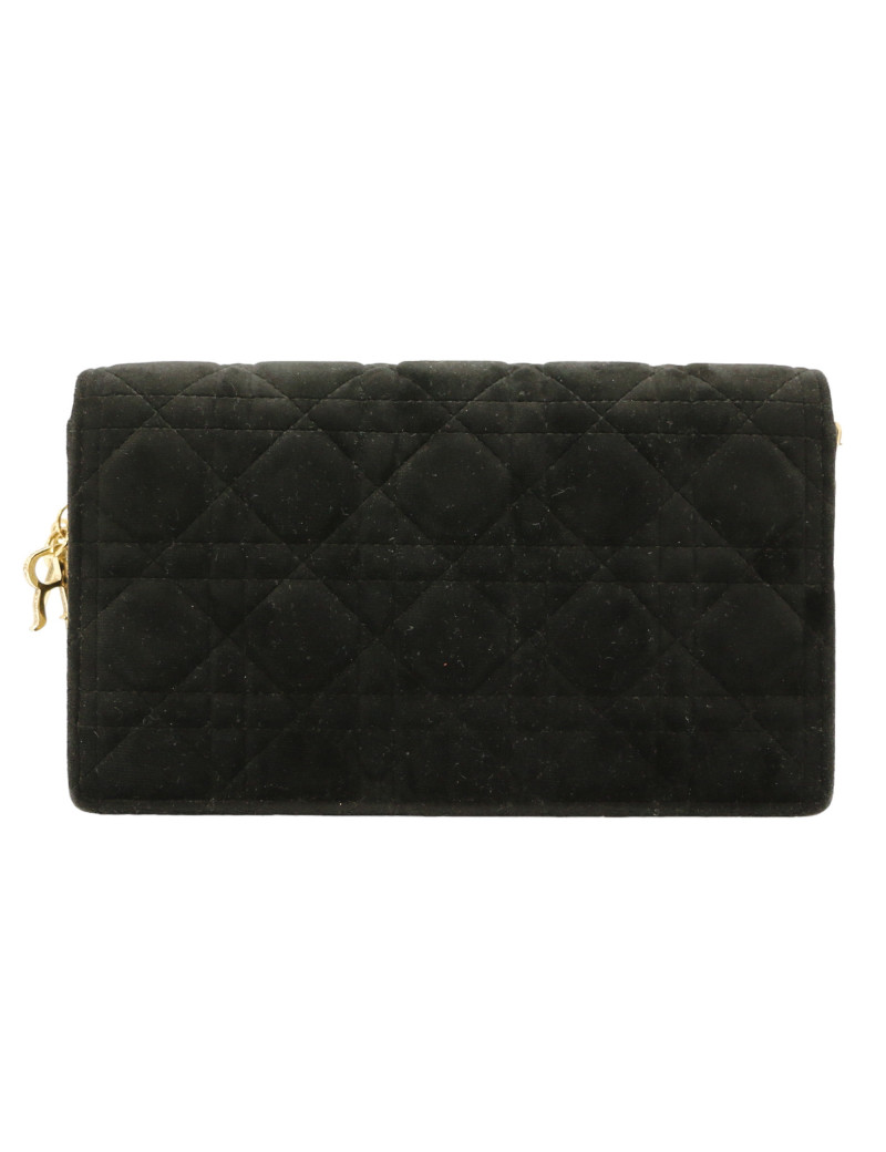 Mini sac CHRISTIAN DIOR velours noir