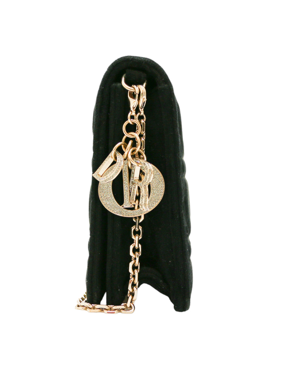 Mini sac CHRISTIAN DIOR velours noir