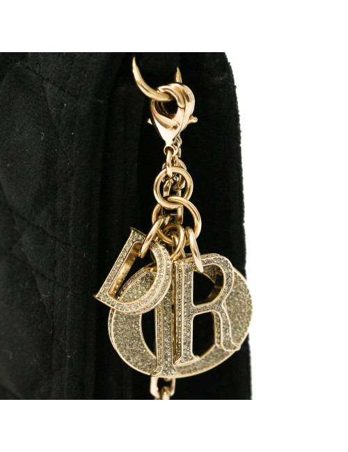 Mini sac CHRISTIAN DIOR velours noir