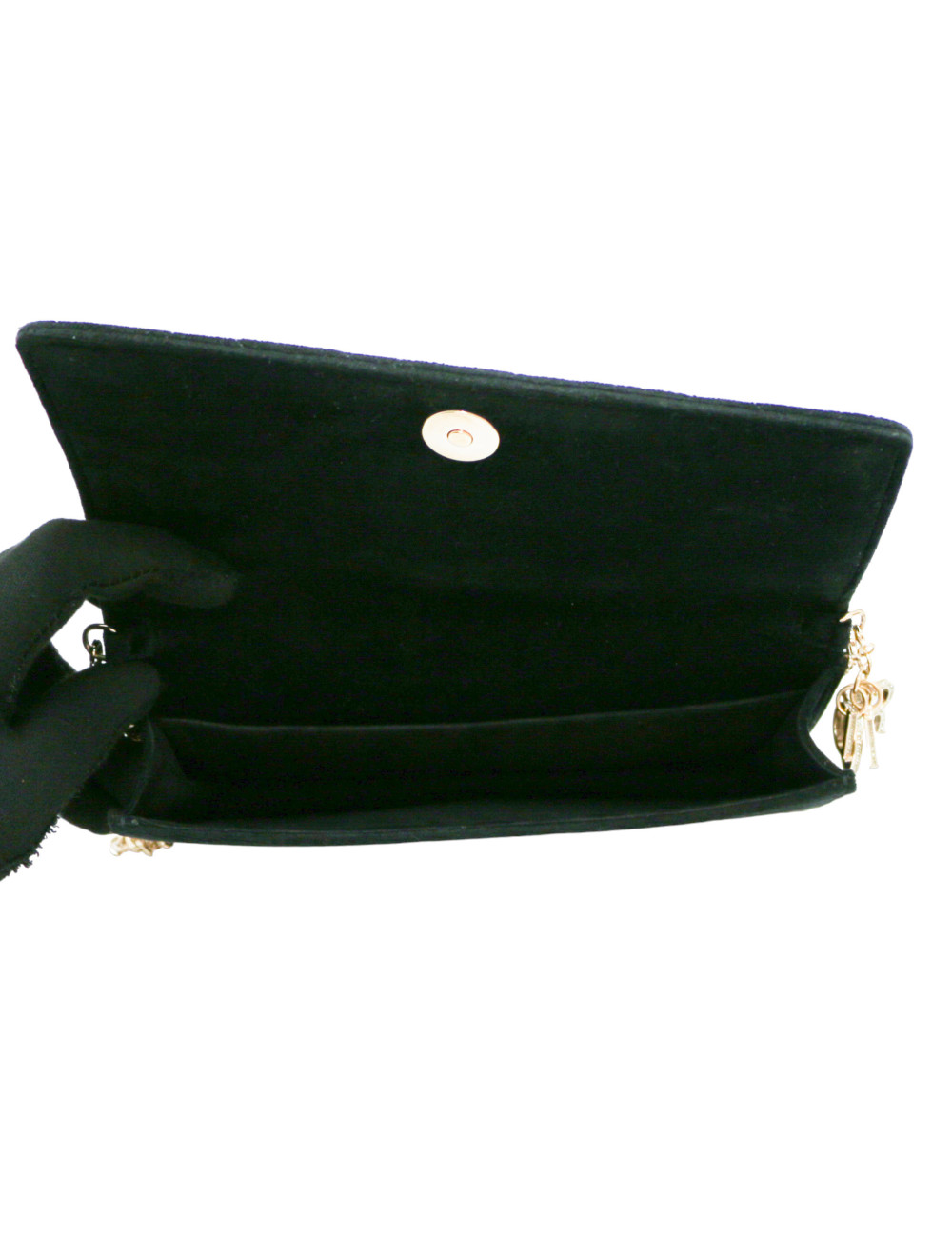 Mini sac CHRISTIAN DIOR velours noir