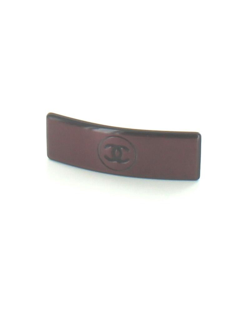 Barrette CHANEL prune