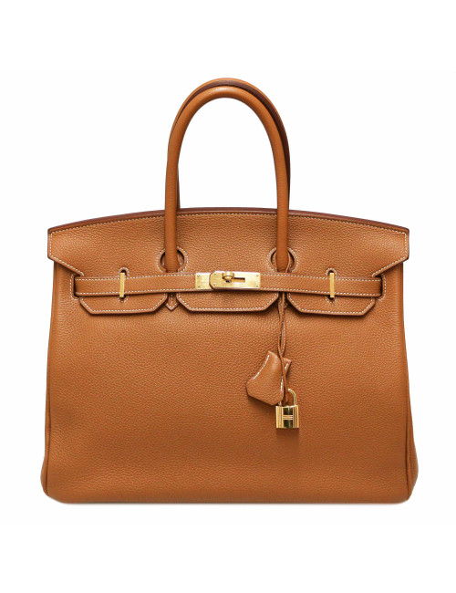 Sac Birkin Gold 35 HERMES togo