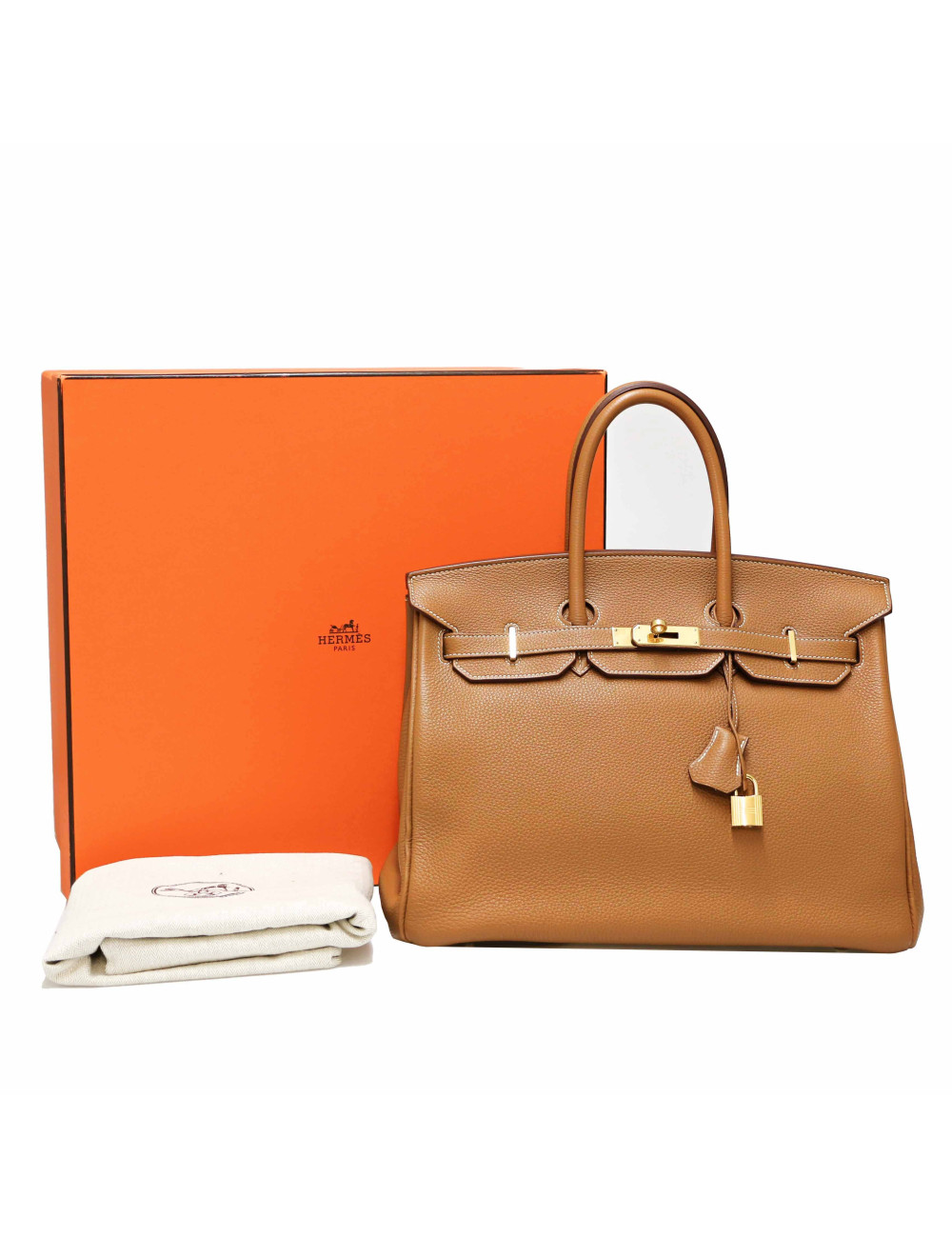 Sac Birkin Gold 35 HERMES togo