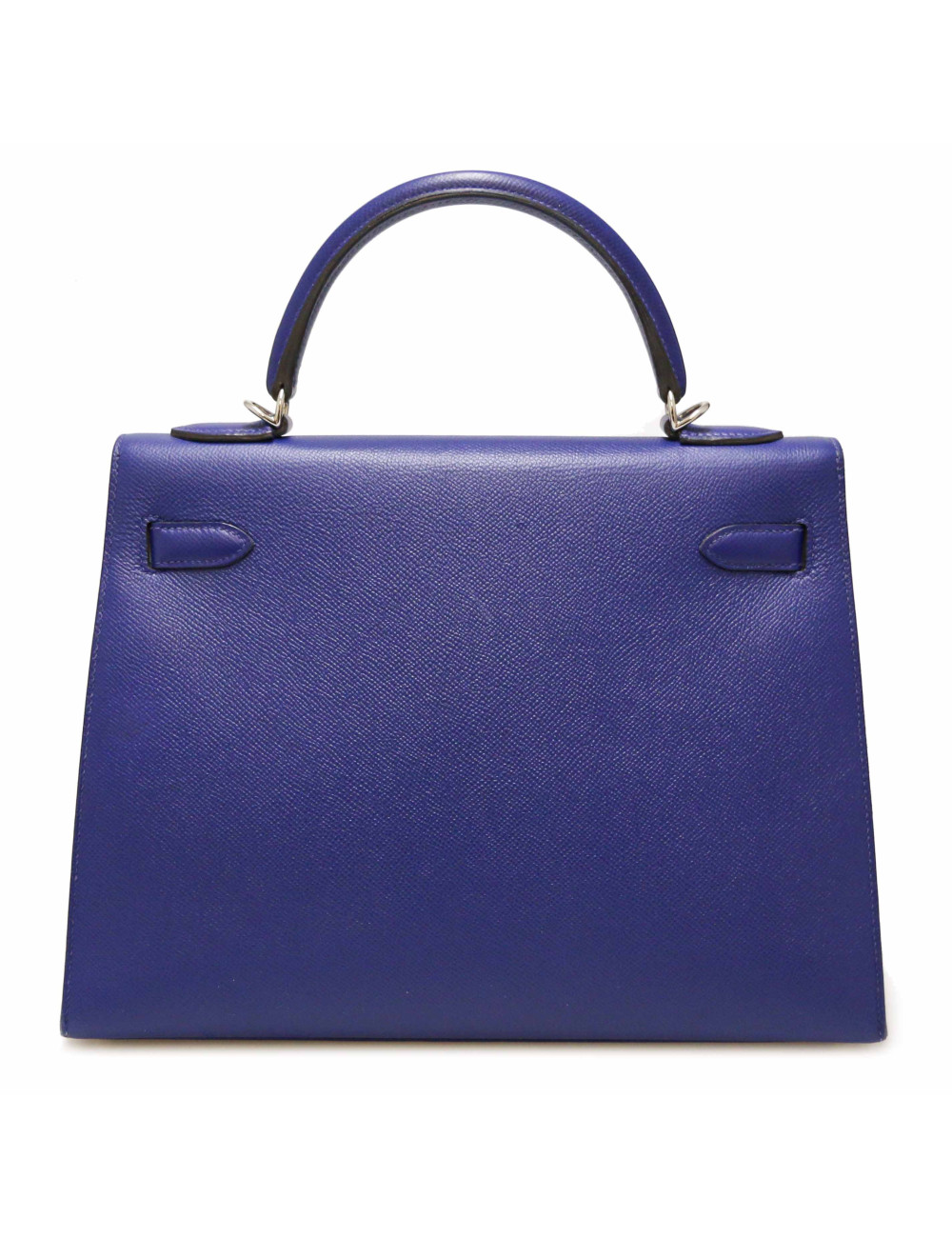 HERMES Sac Kelly 32 sellier Epsom electric blue