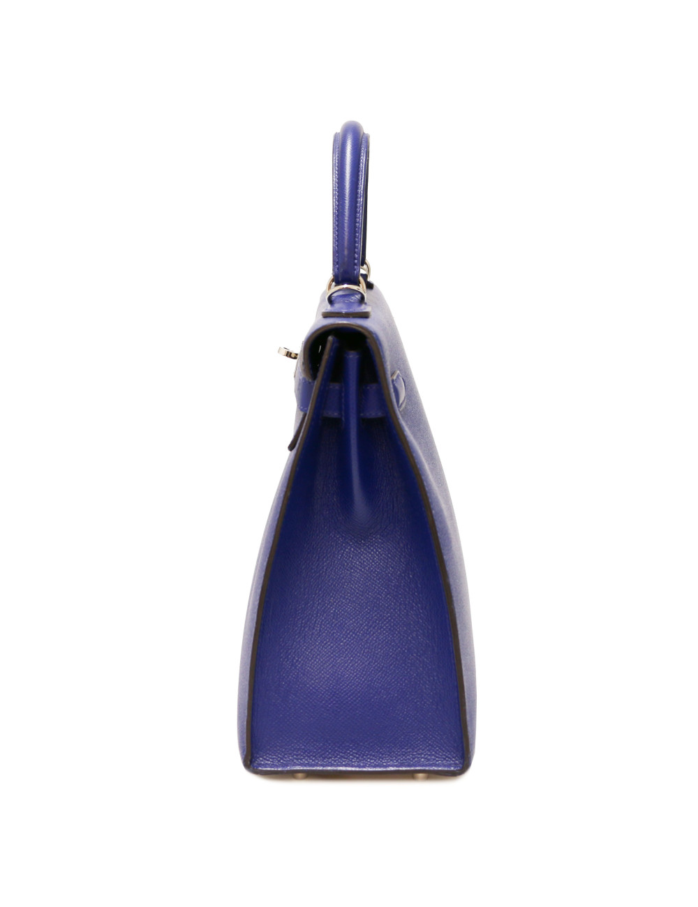 HERMES Sac Kelly 32 sellier Epsom electric blue