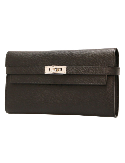Portefeuille Kelly HERMES noir