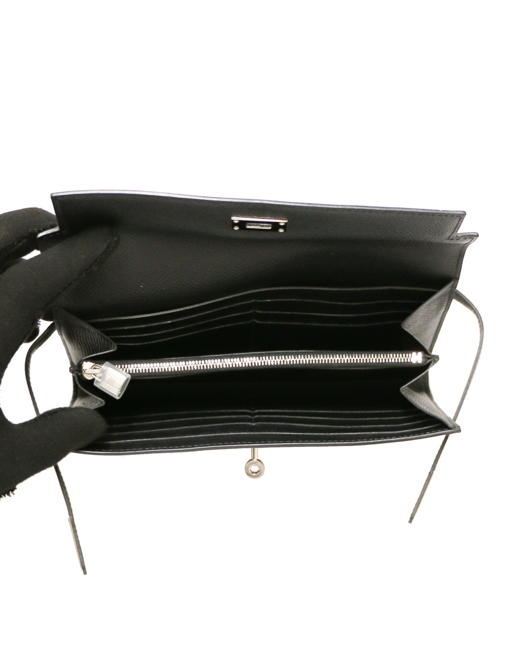 Portefeuille Kelly HERMES noir