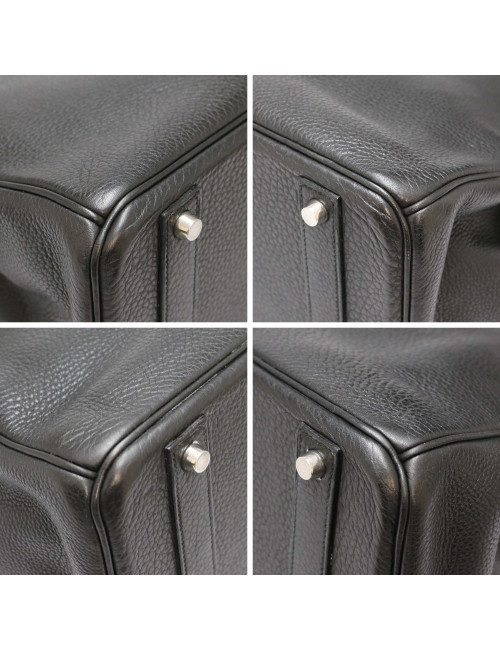 Birkin 40 HERMES taurillon clémence noir
