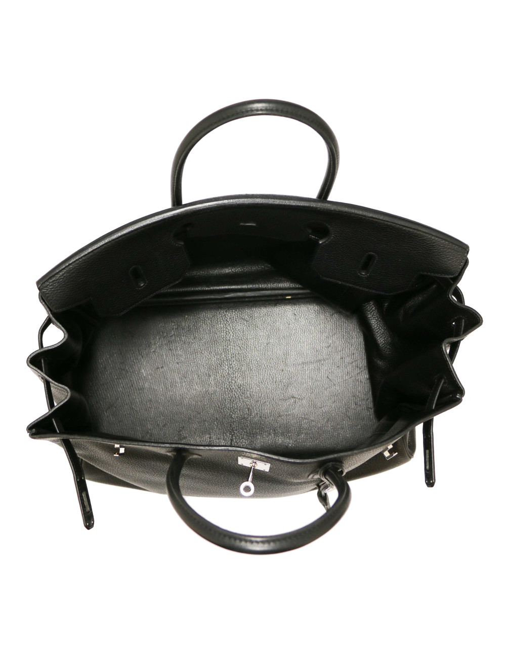 Birkin 40 HERMES taurillon clémence noir