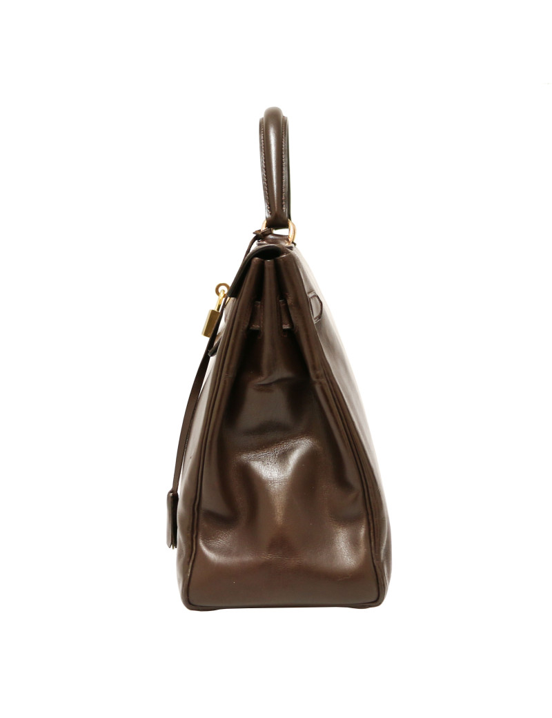 Kelly 32 HERMES box marron