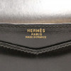 Pochette HERMES box noir Vintage