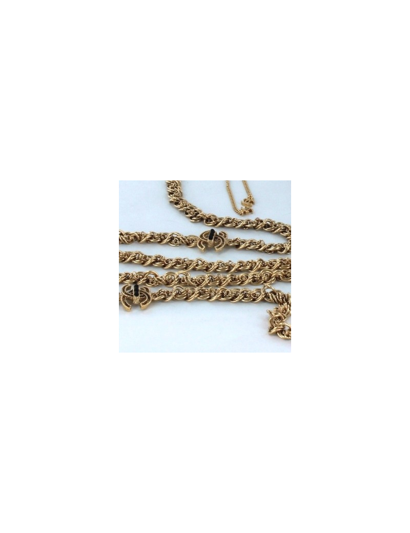 sautoir chaine tressée CHANEL
