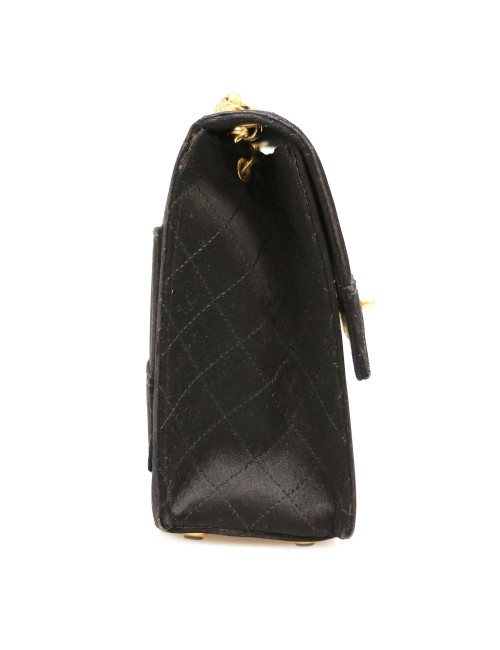 Sac du soir CHANEL bandoulière dorée Vintage