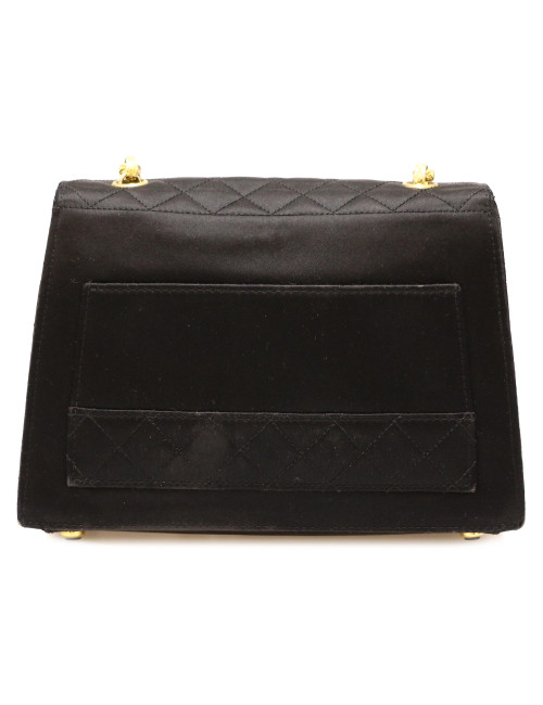 Sac du soir CHANEL bandoulière dorée Vintage