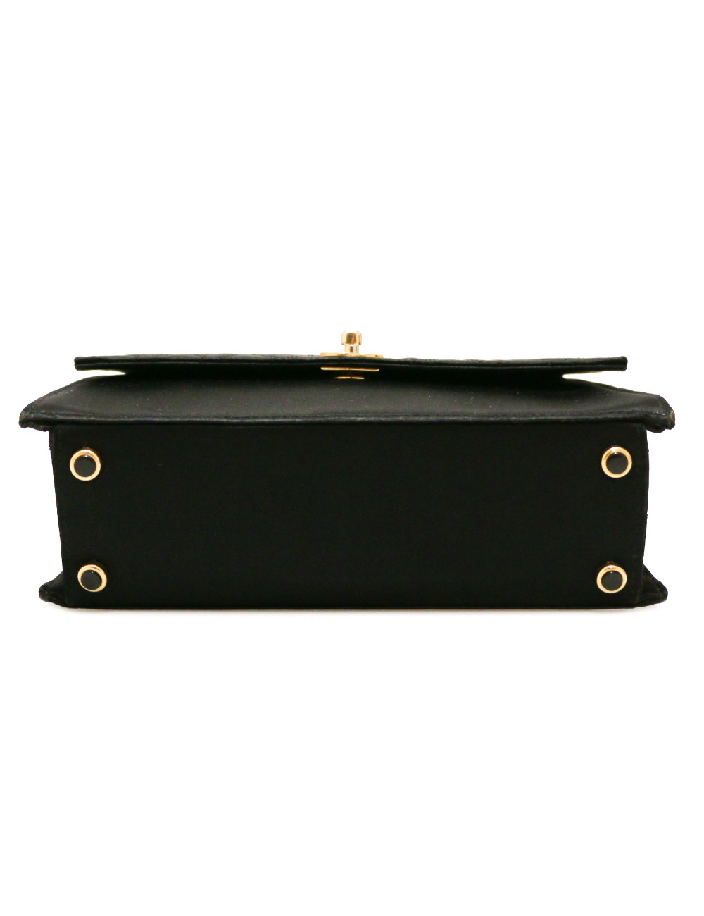 Sac du soir CHANEL bandoulière dorée Vintage