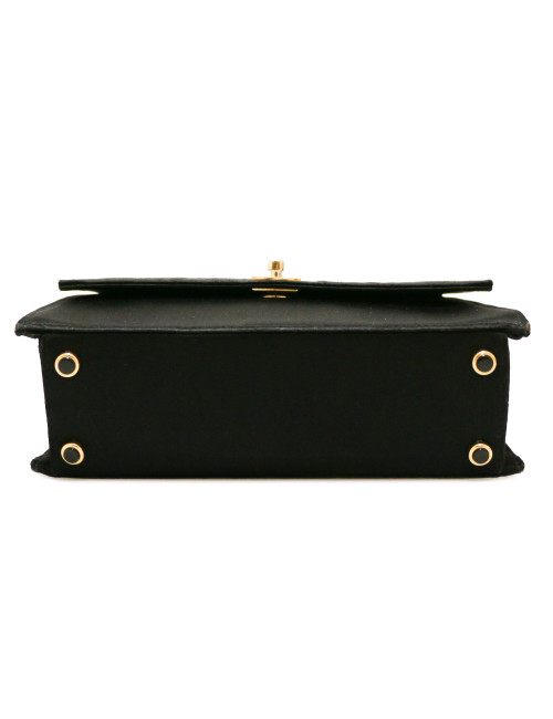 Sac du soir CHANEL bandoulière dorée Vintage