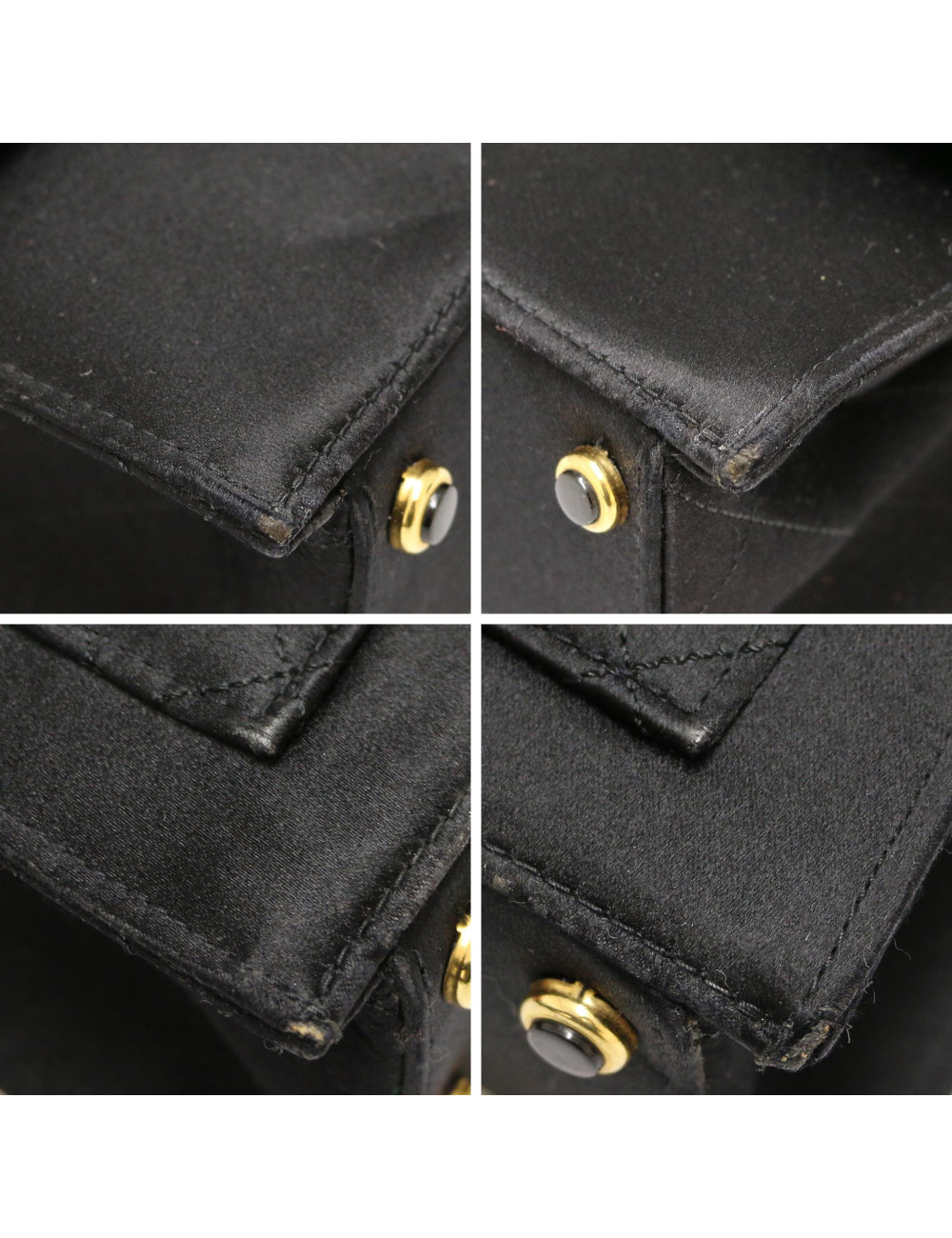 Sac du soir CHANEL bandoulière dorée Vintage