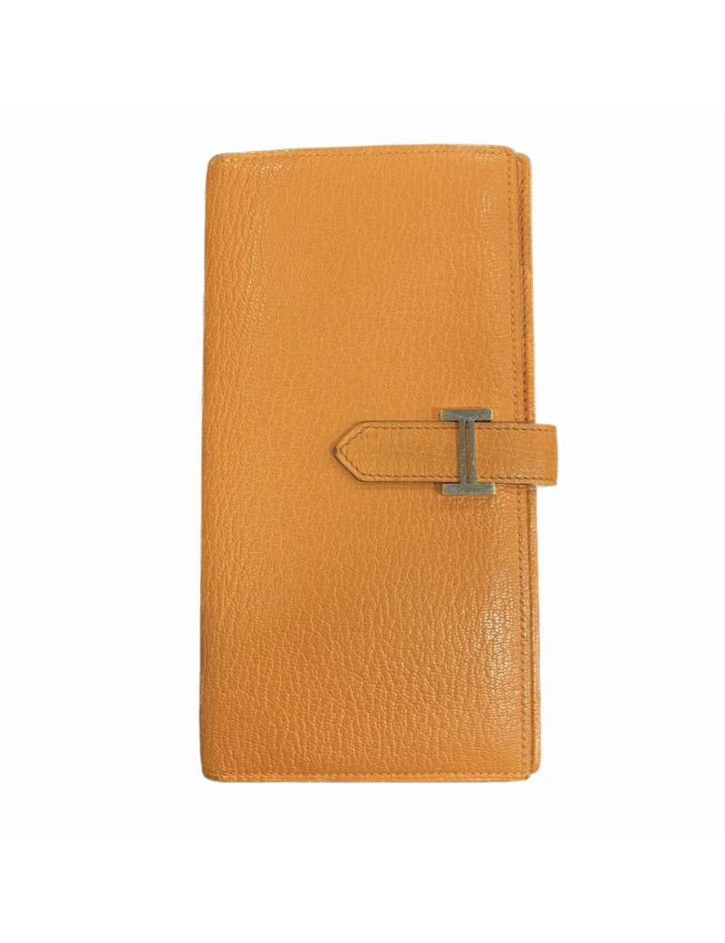  HERMES Bearn wallet in potiron leather