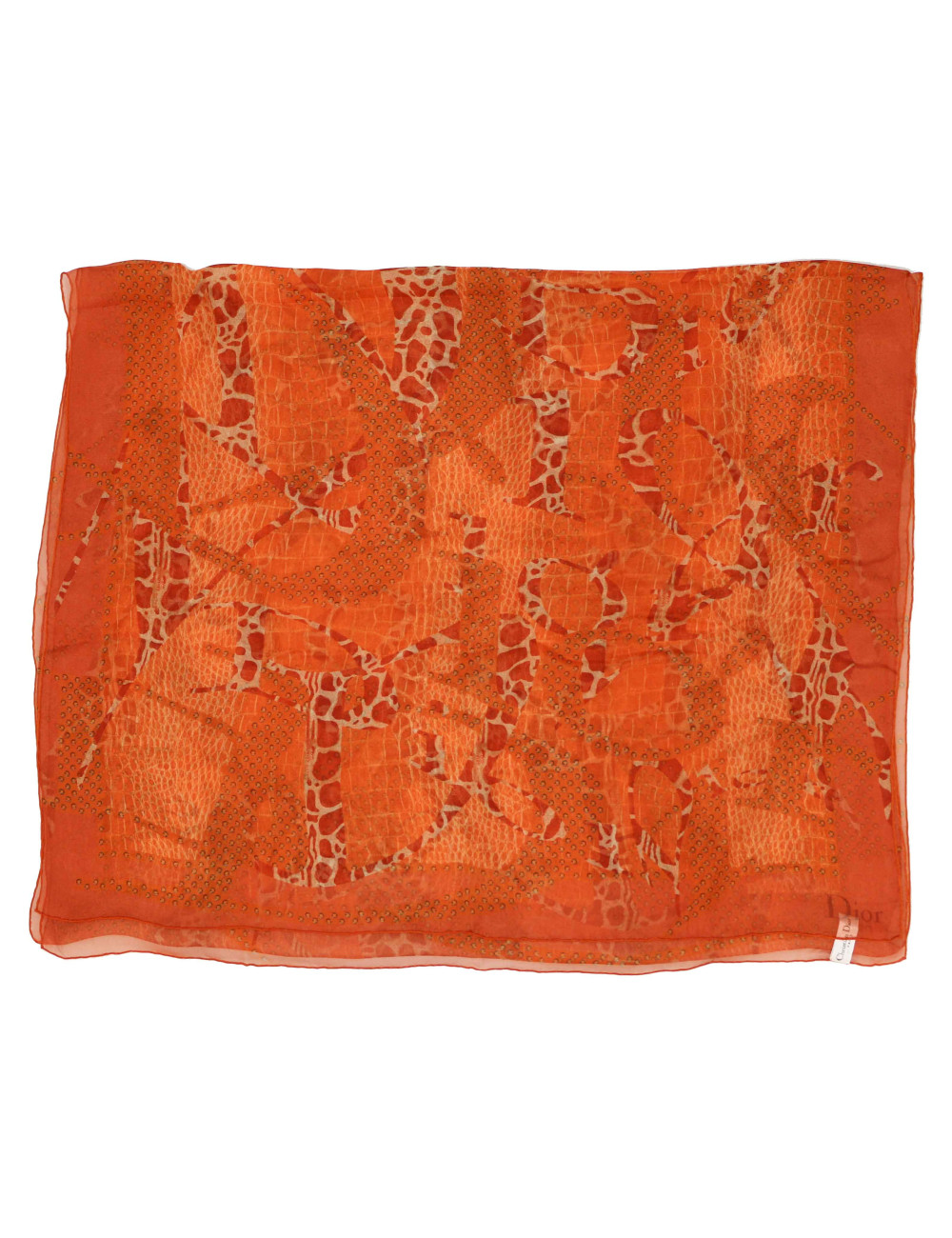 Châle DIOR voile de soie 