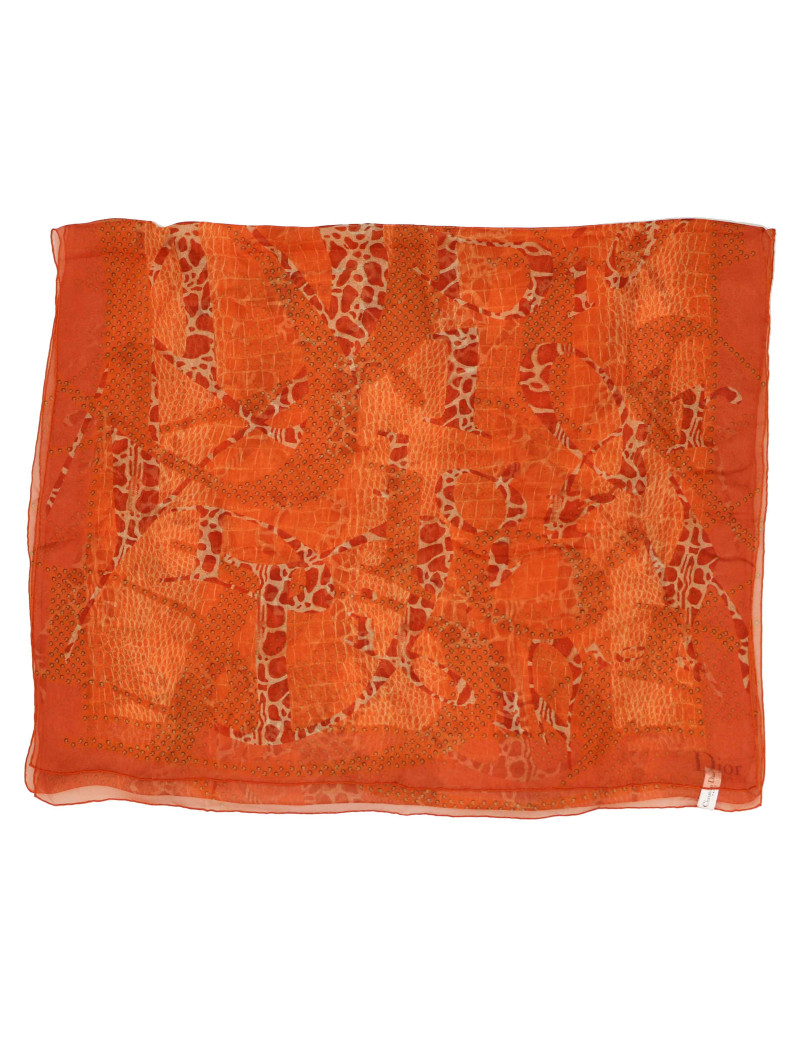 Châle DIOR voile de soie 