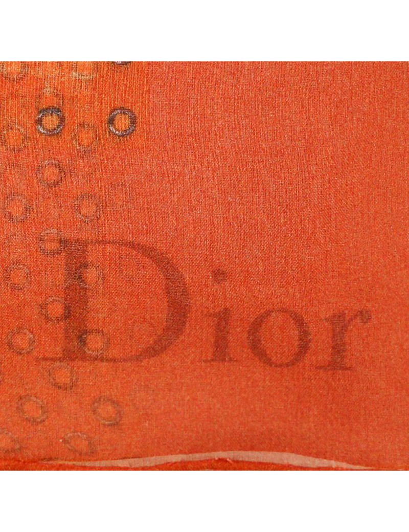 DIOR silk voile shawl