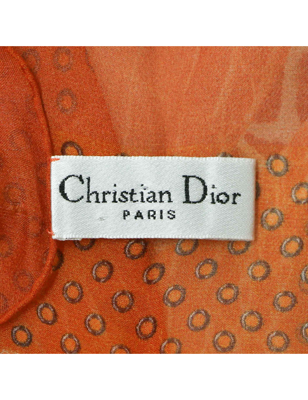 DIOR silk voile shawl