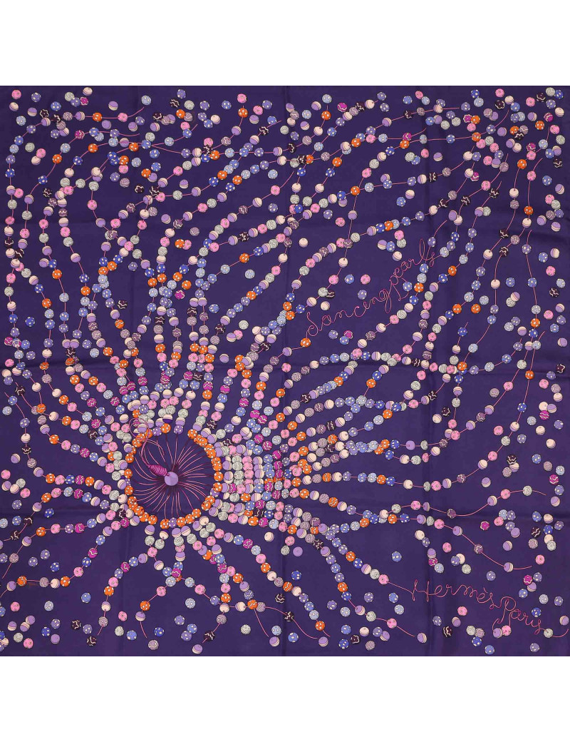 Carré soie HERMES VIOLET