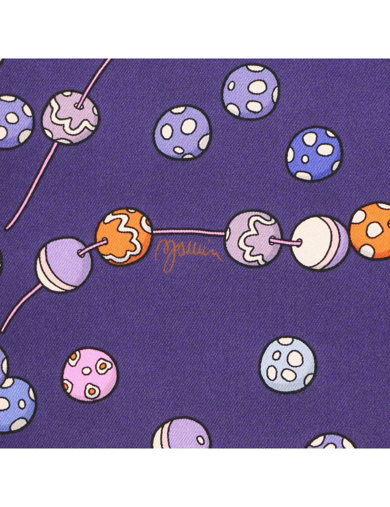 Carré soie HERMES VIOLET