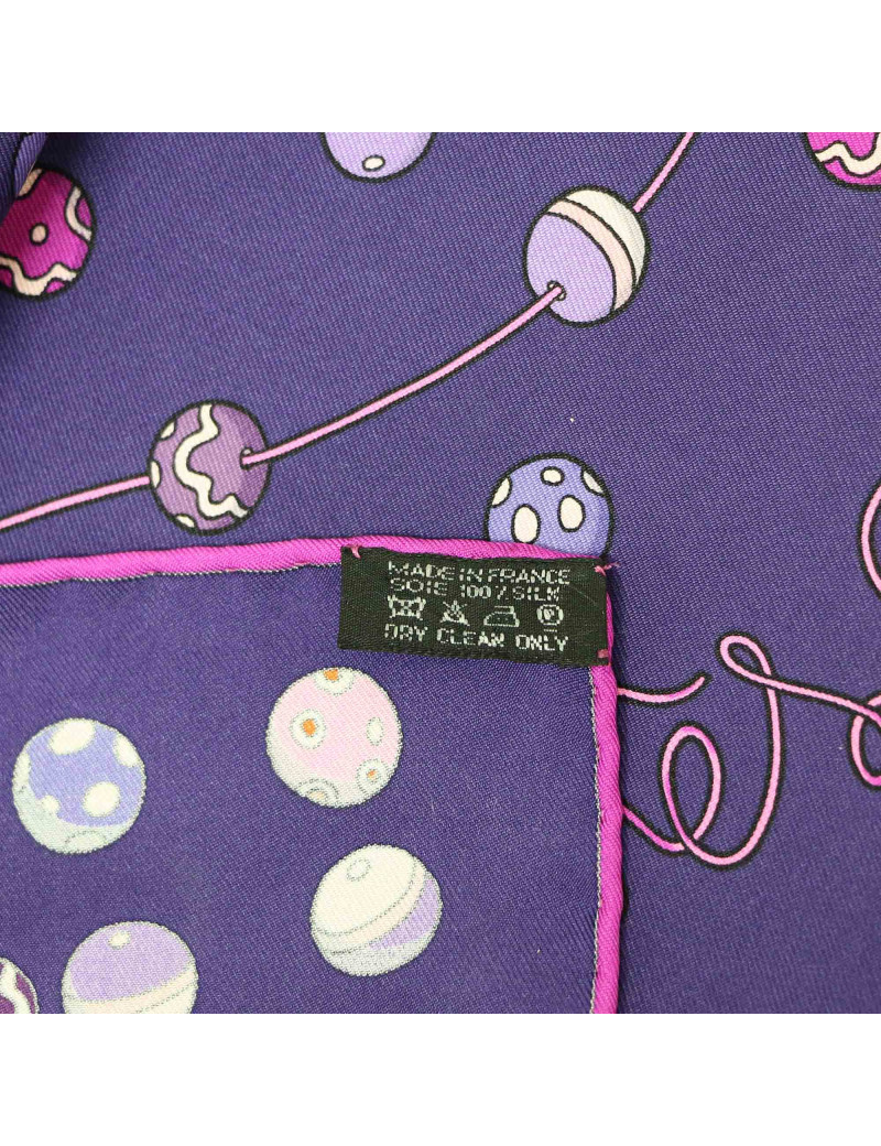 Carré soie HERMES VIOLET