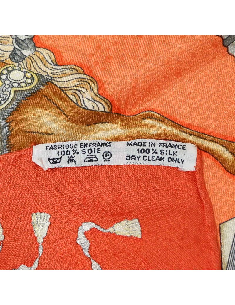 Carré Les Fetes du Roi Soleil HERMES soie