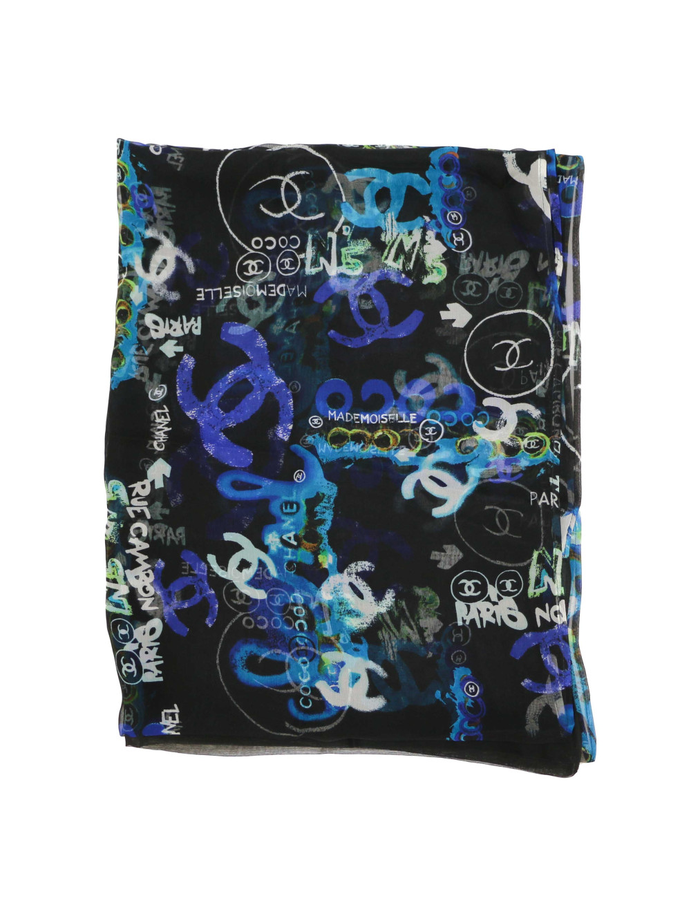 Châle CHANEL voile de soie