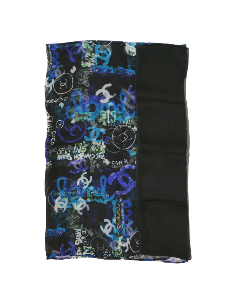 Châle CHANEL voile de soie