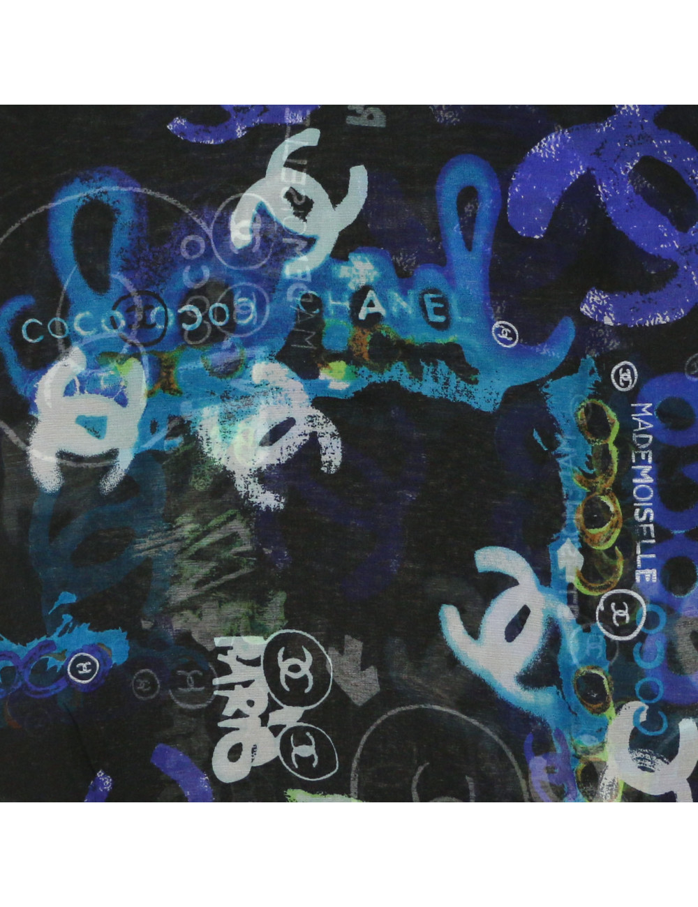 Châle CHANEL voile de soie