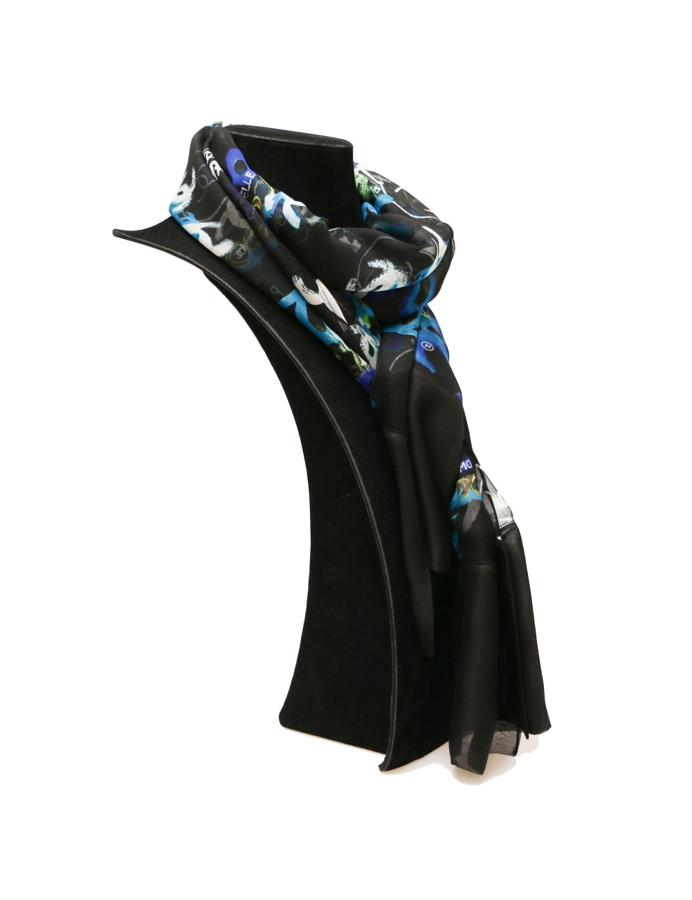 Châle CHANEL voile de soie