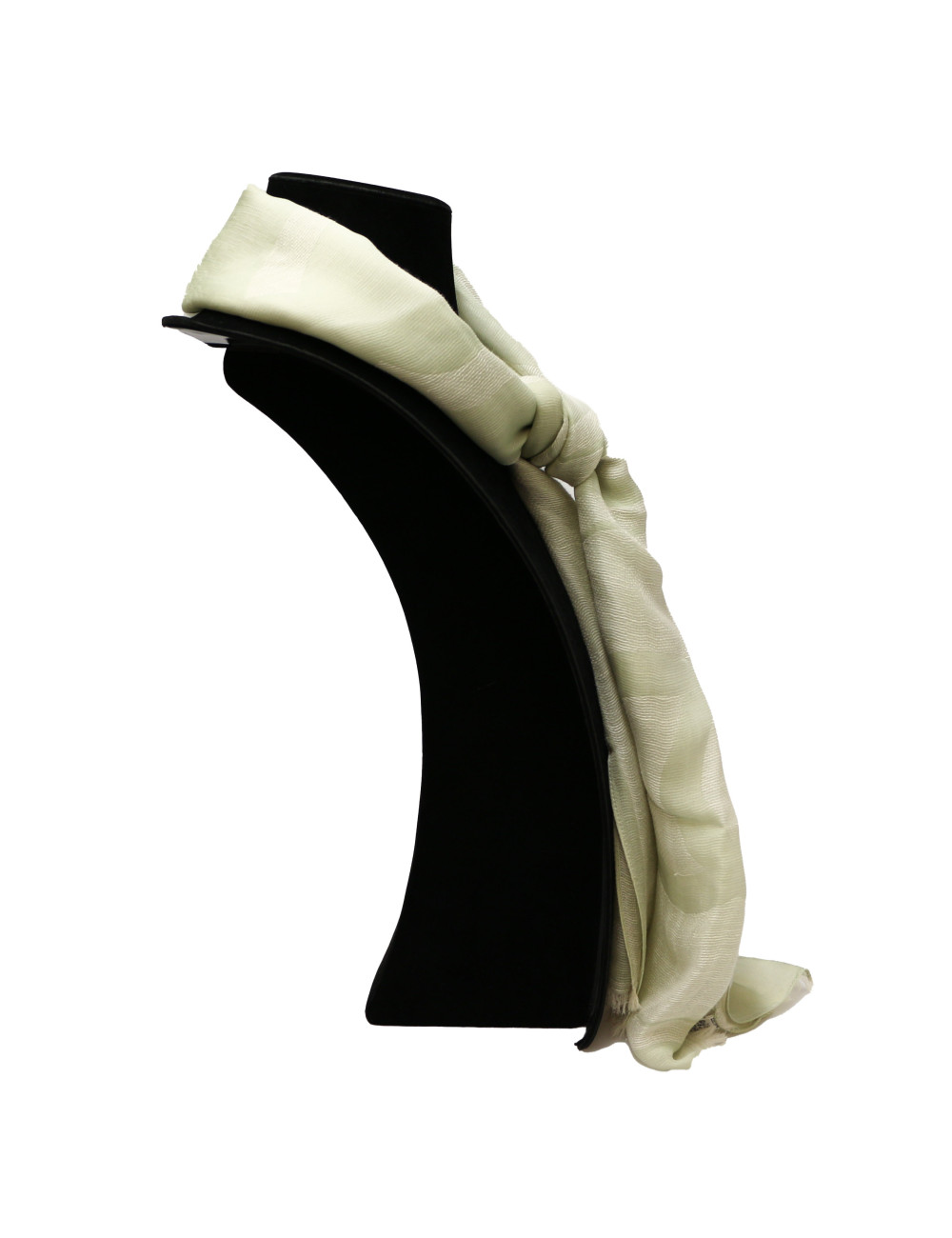 Châle CHANEL vert d'eau