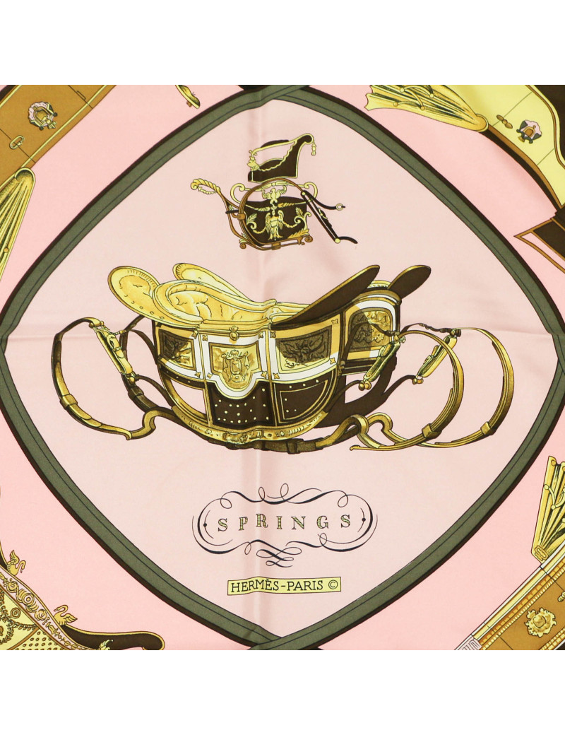 Crré HERMES Springs soie 