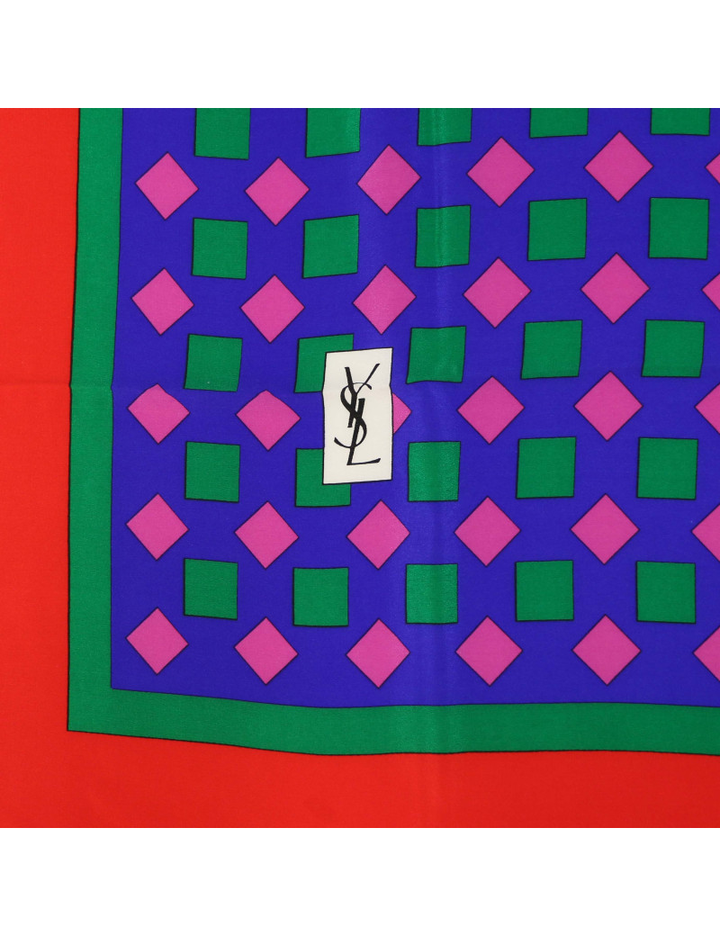 Carré vintage YSL soie