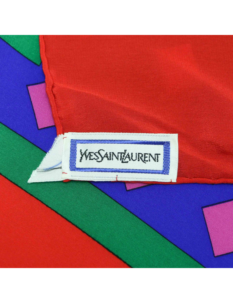 Carré vintage YSL soie