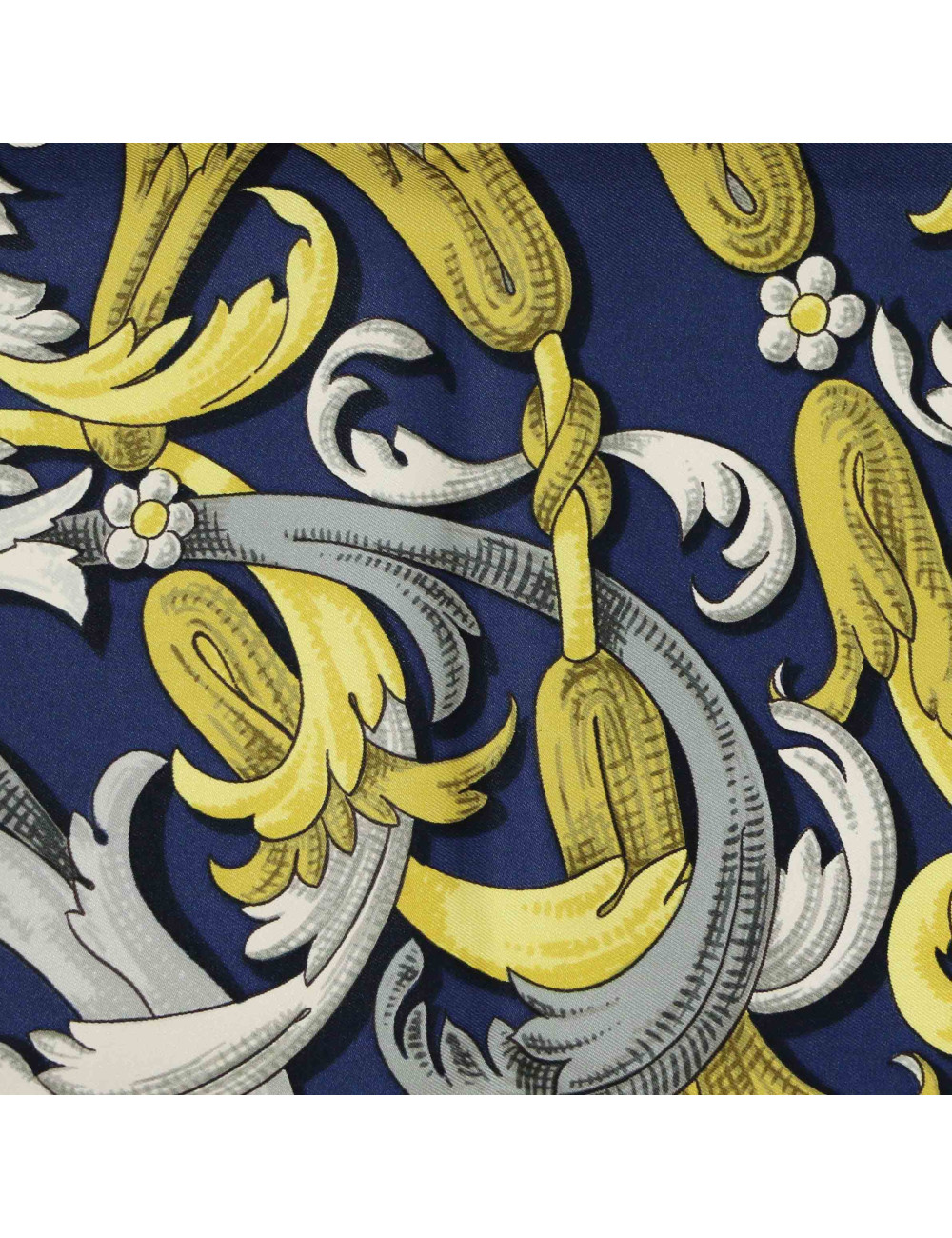 HERMES Le mors à la conétable silk square scarf