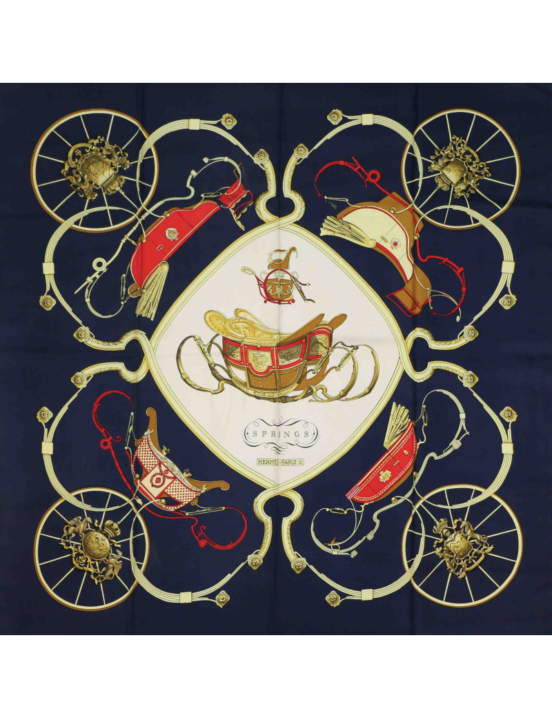 Carré Springs HERMES soie