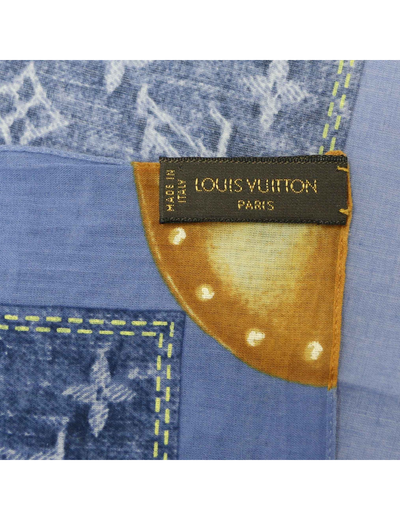 Mini carré LOUIS VUITTON coton