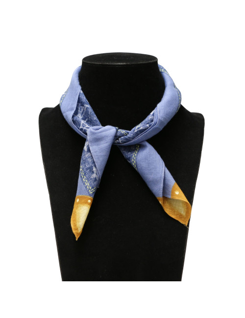 Mini carrée LOUIS VUITTON coton